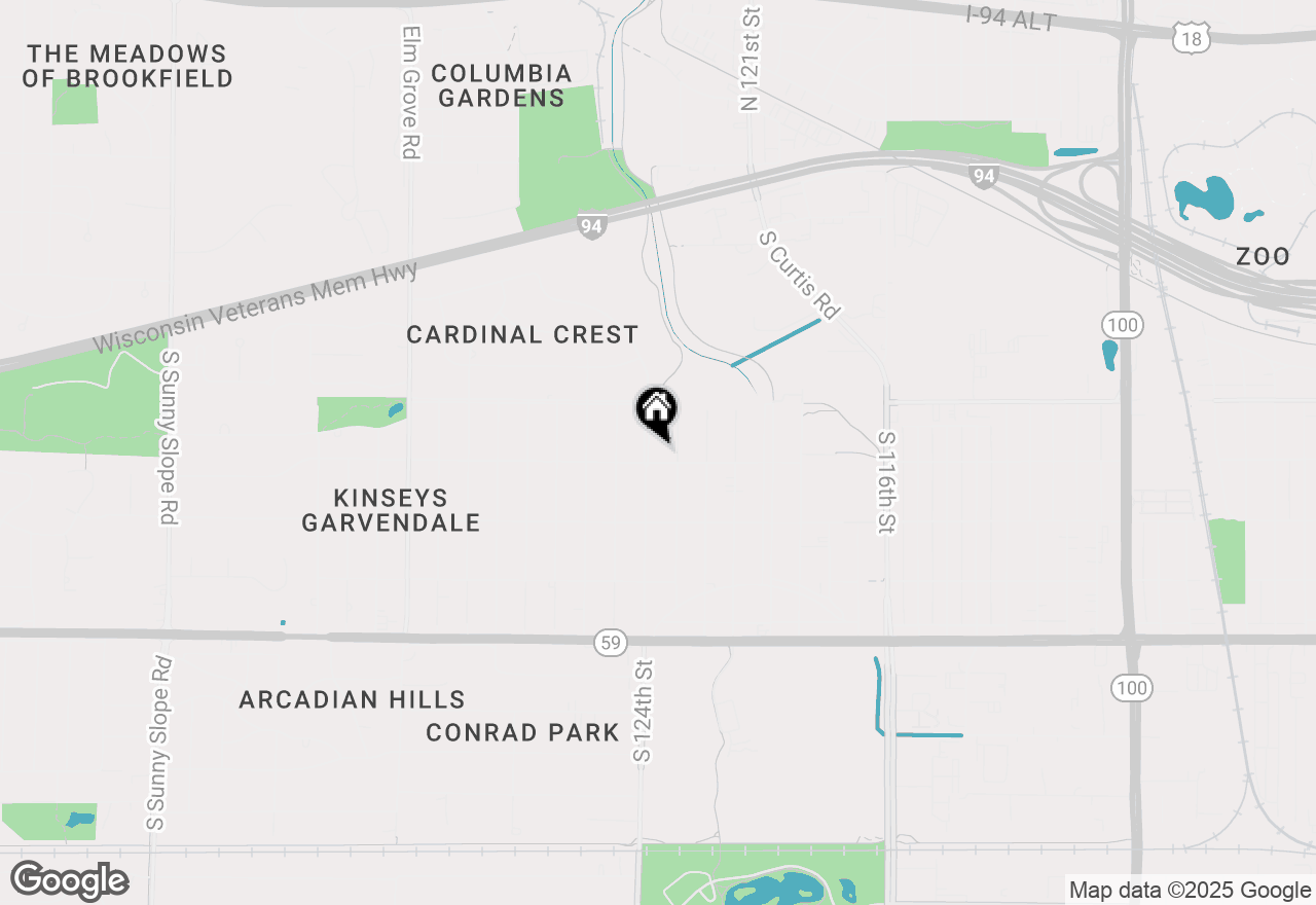 Map of 828 S 124th St, West Allis, WI 53214