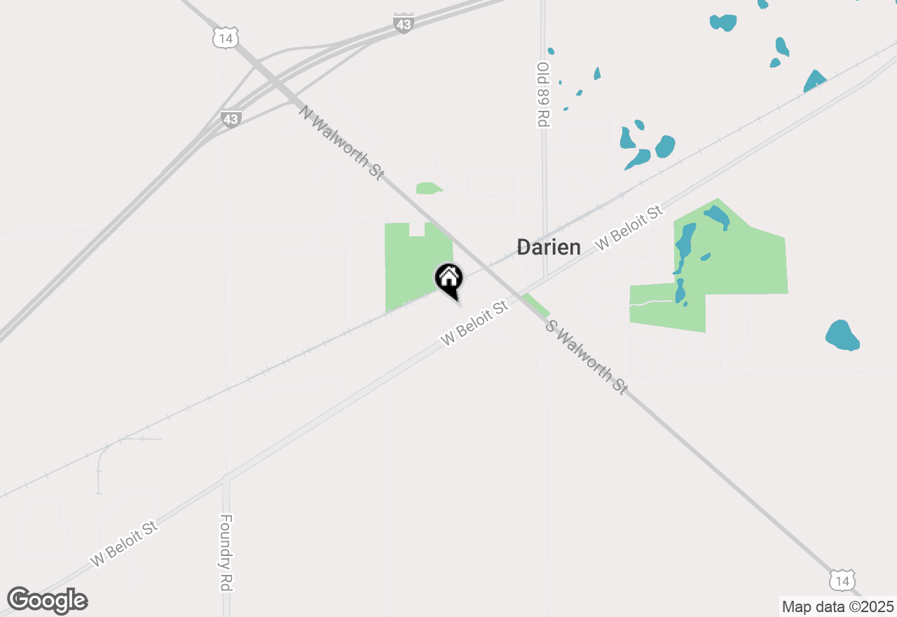 Map of 27 N Bruce St, Darien, WI 53114