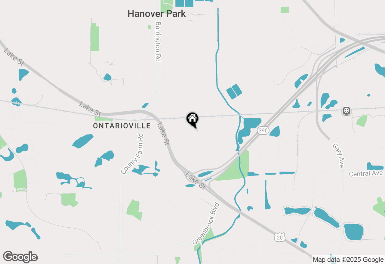 Map of 1440 Bear Flag Drive #58-1, Hanover Park, IL 60133