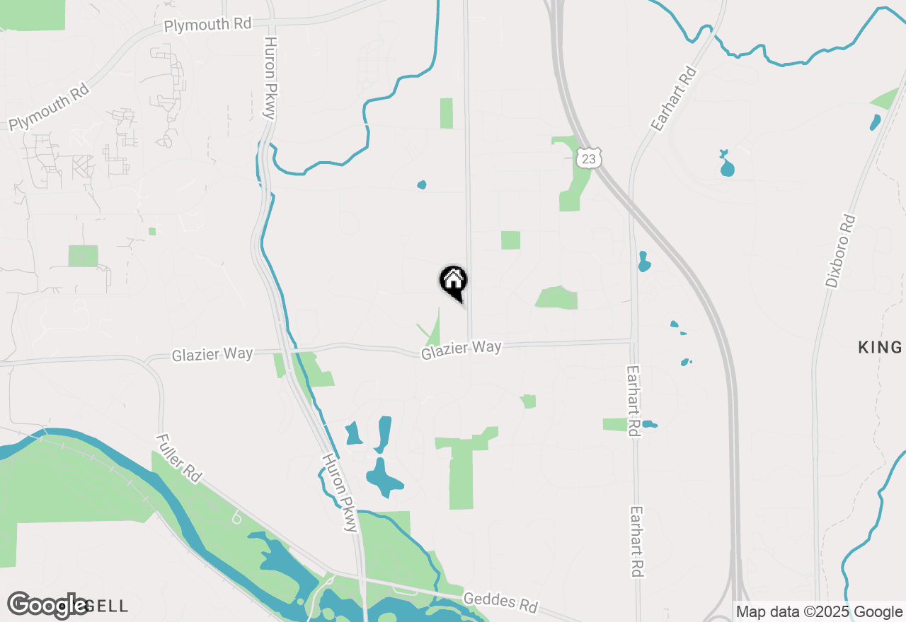 Map of 1091 Green Road, Ann Arbor, MI 48105