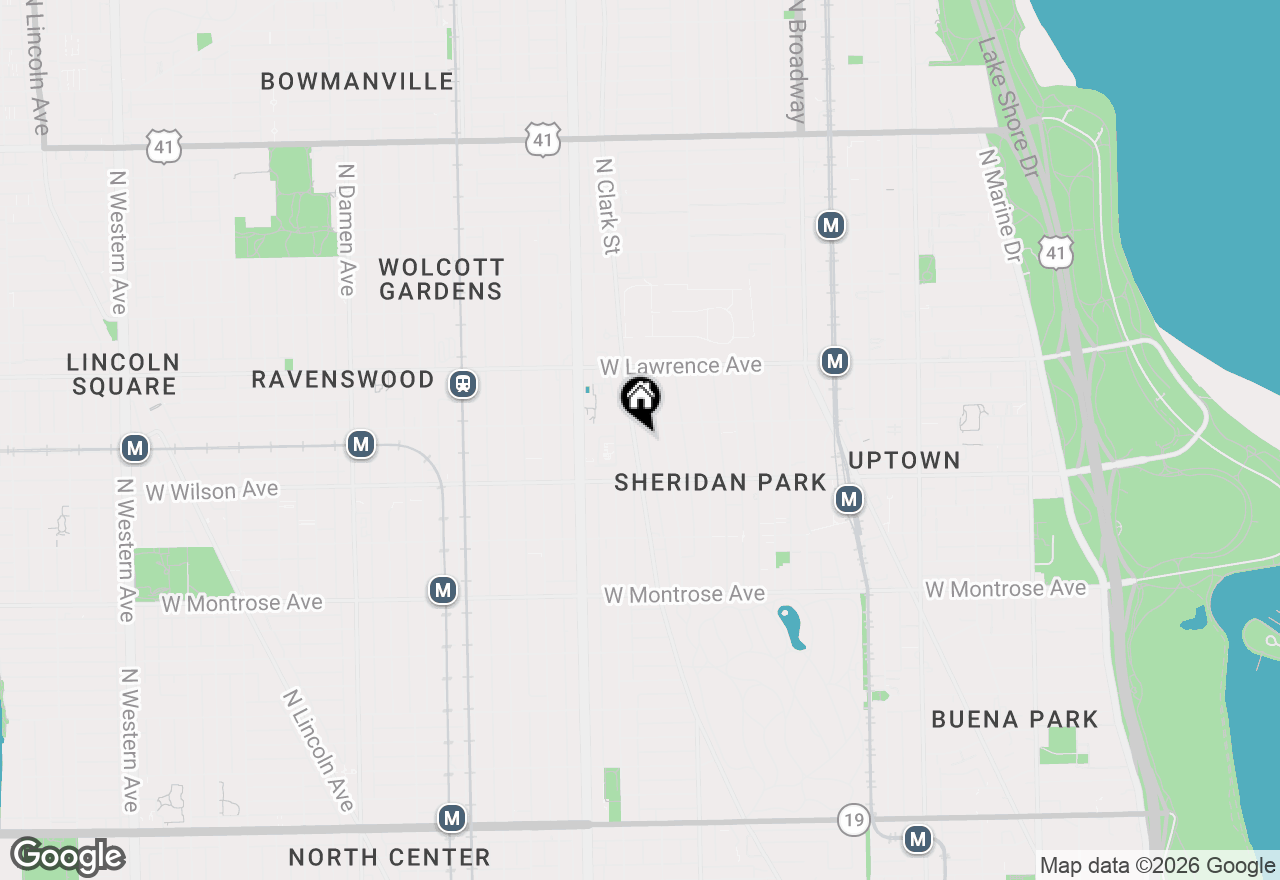 Map of 4643 N Clark Street, Chicago, IL 60640