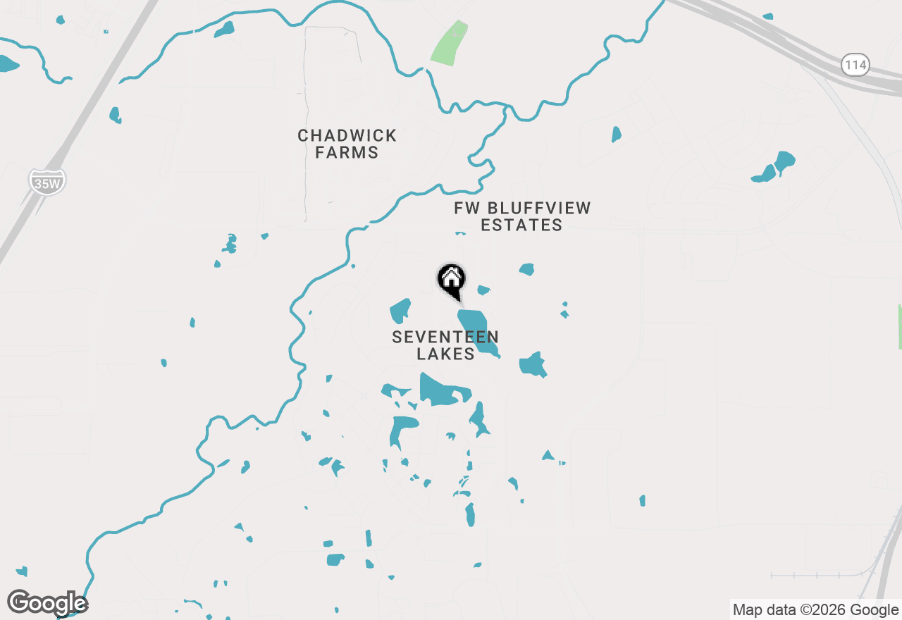 Map of 4524 Lakeside Hollow Street, Fort Worth, TX 76262