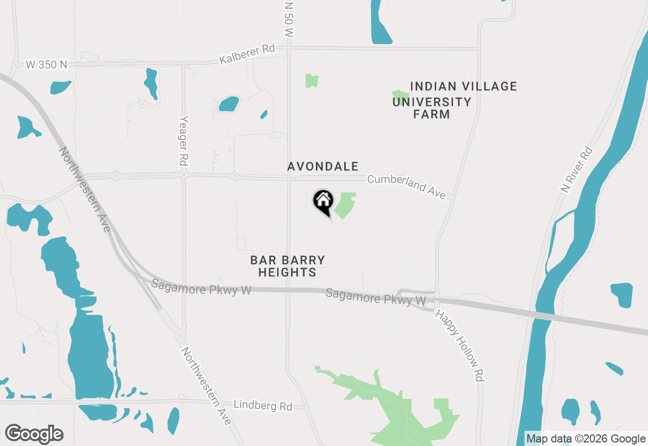 Map of 818 Sparta Street, West Lafayette, IN 47906