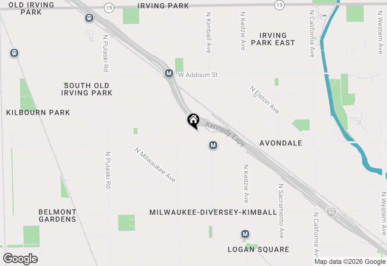 Map of 3510 W Melrose Street, Chicago, IL 60618