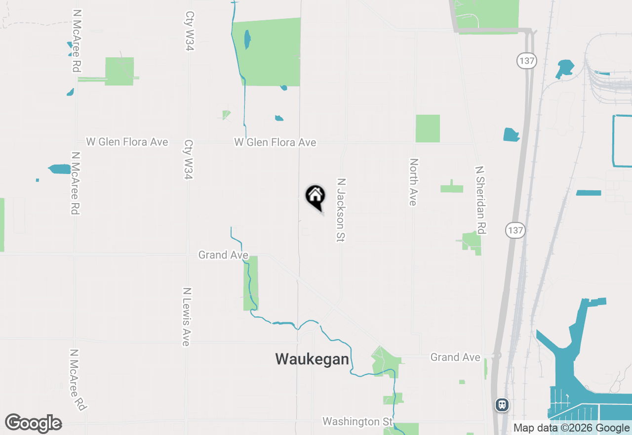 Map of 1018 Massena Avenue, Waukegan, IL 60085