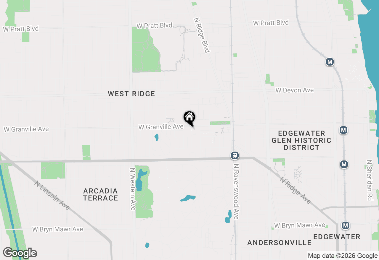 Map of 2035 W Granville Avenue #511, Chicago, IL 60659