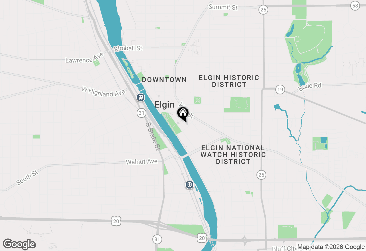 Map of 155 Festival Court, Elgin, IL 60120