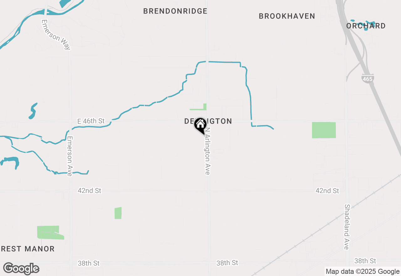 Map of 4457 Campbell Avenue, Indianapolis, IN 46226