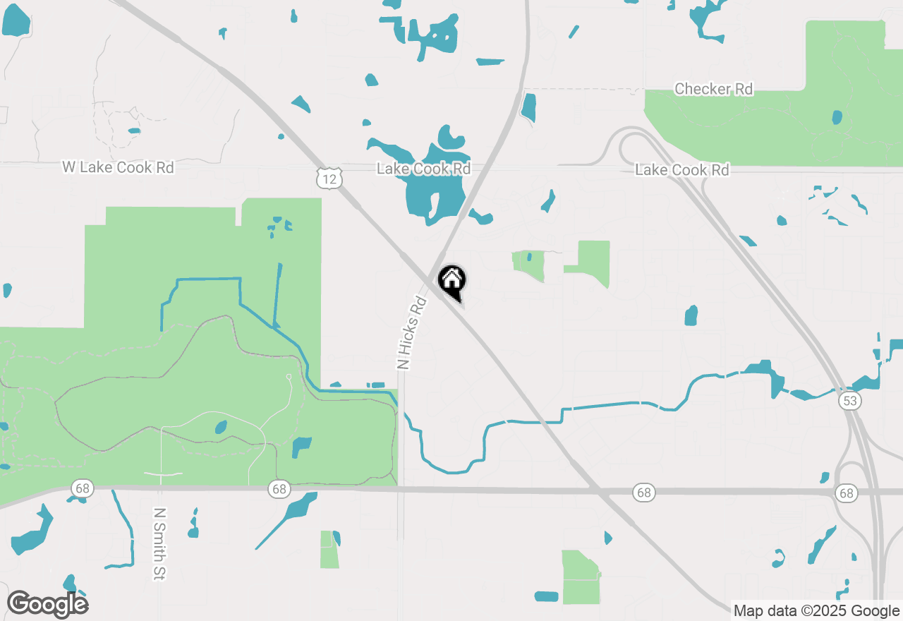 Map of 2064 Rand Road #107, Palatine, IL 60074