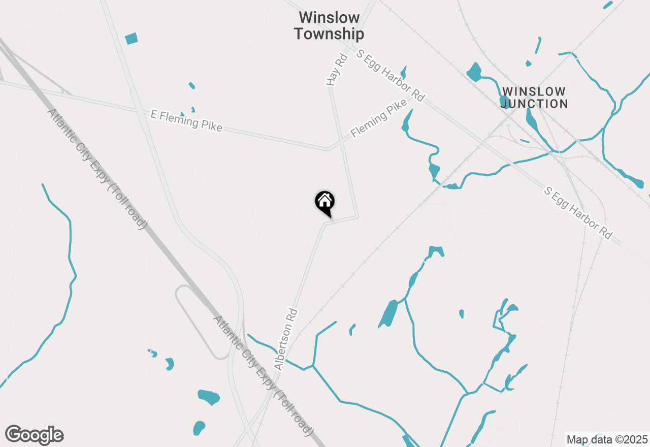 Map of 601 Albertson Road, Hammonton, NJ 08037