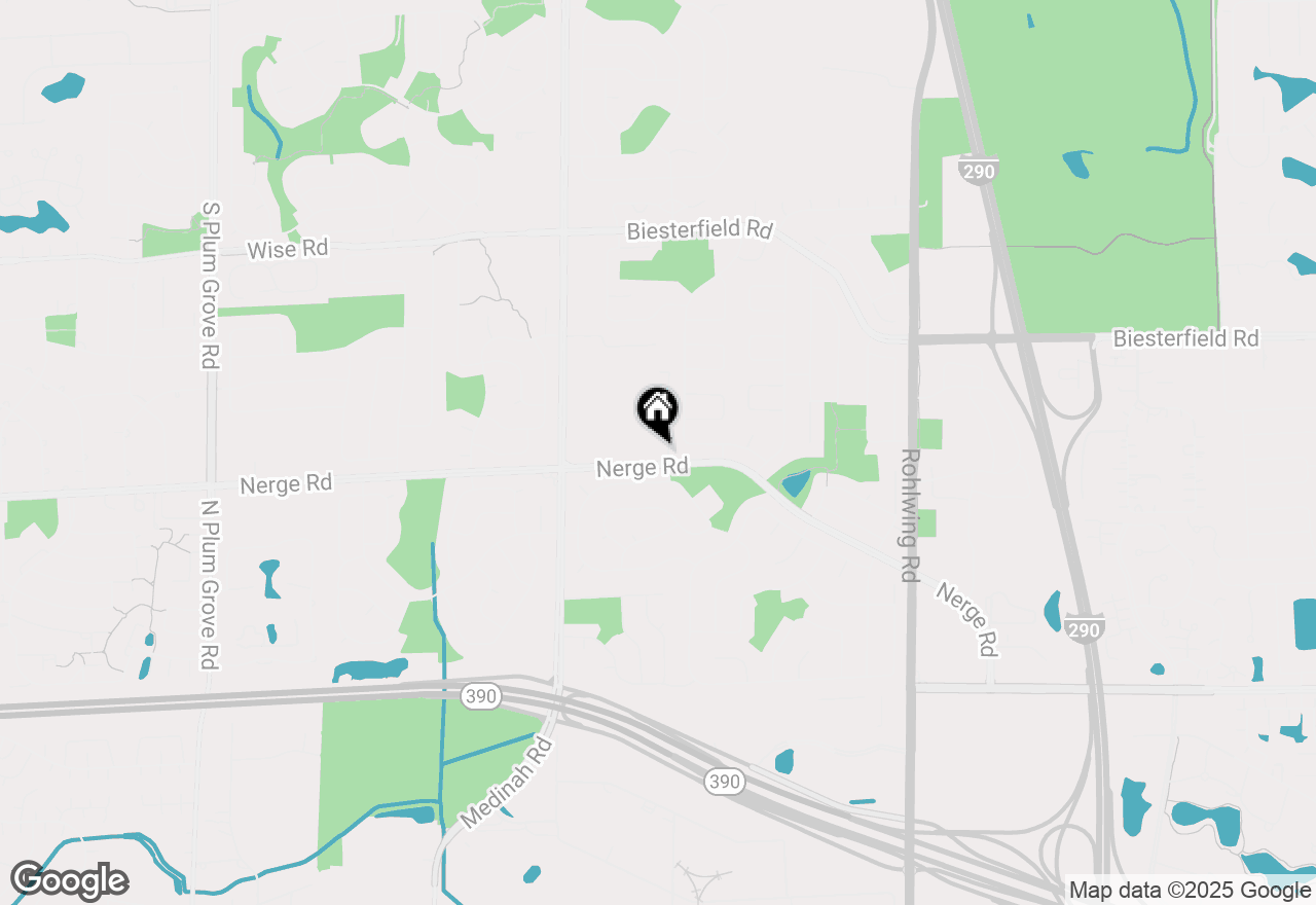 Map of 1130 Home Avenue, Elk Grove Village, IL 60007