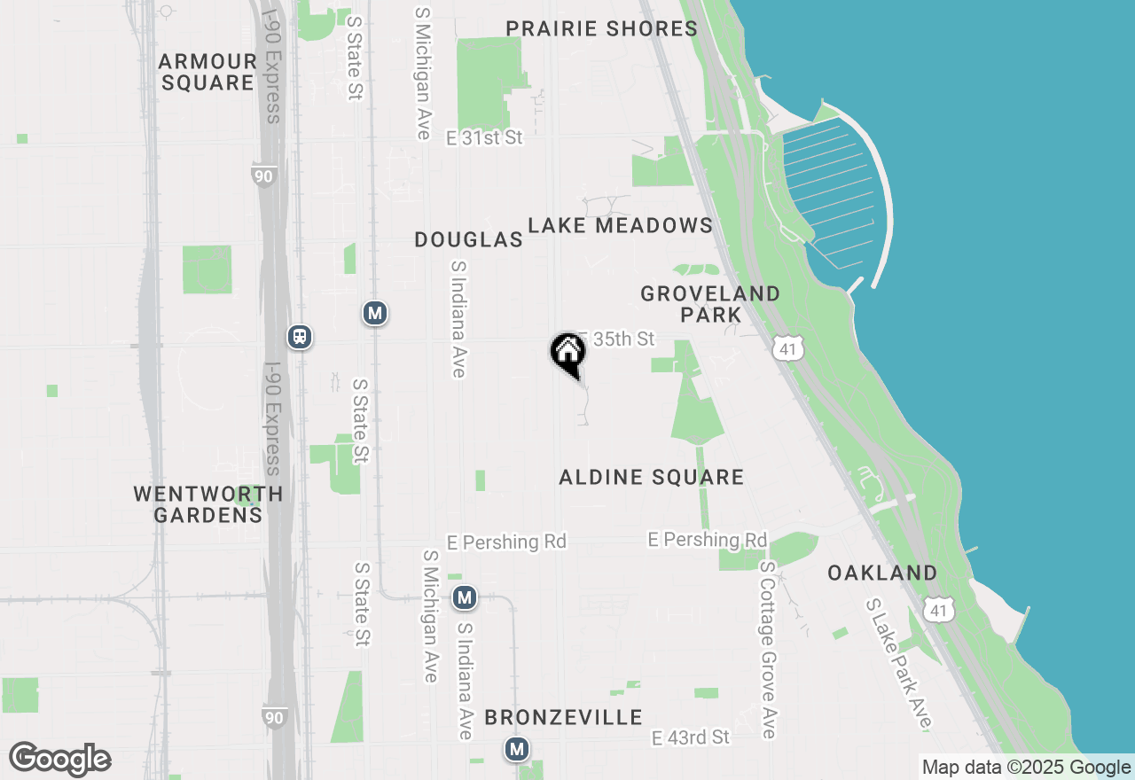 Map of 3565 S King Drive #G, Chicago, IL 60653