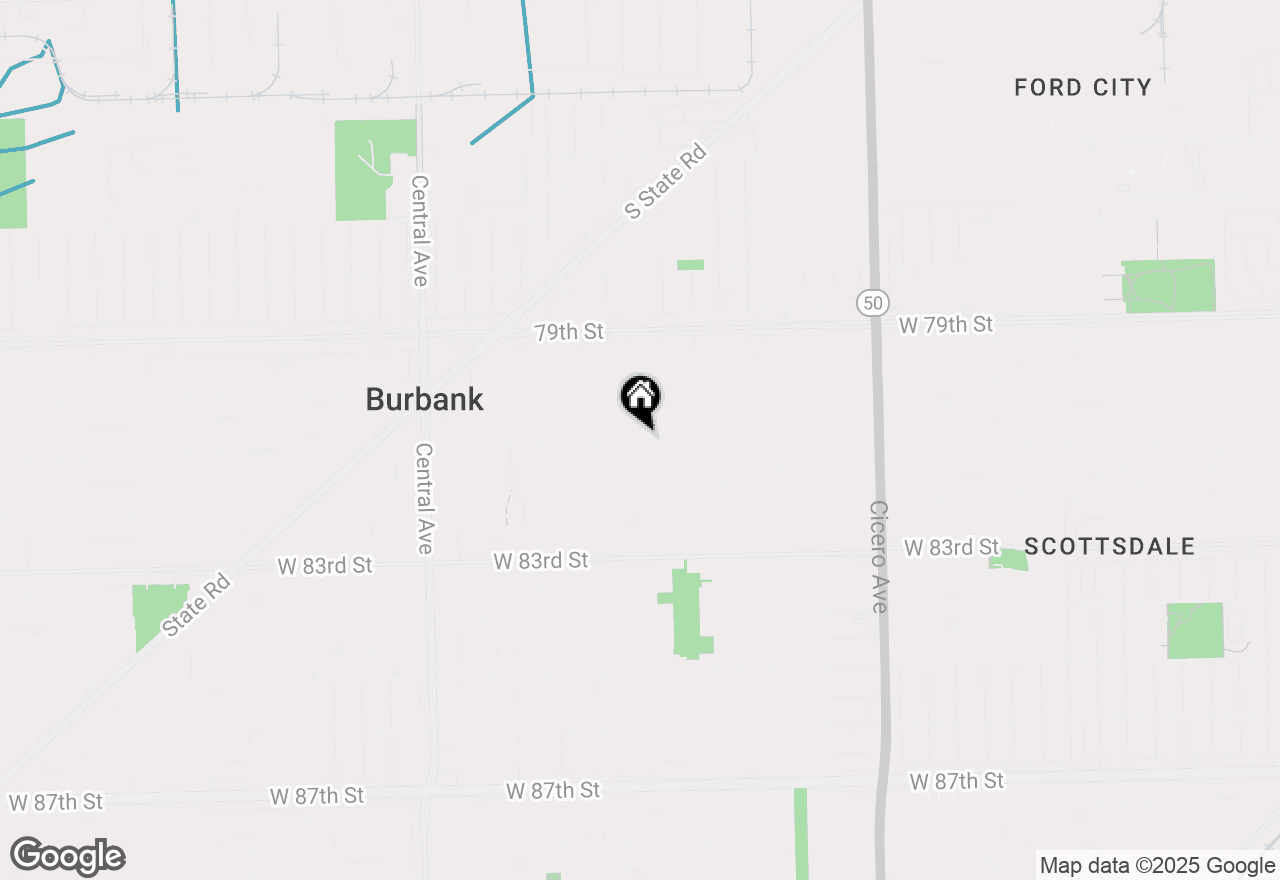 Map of 8068 Laramie Avenue, Burbank, IL 60459