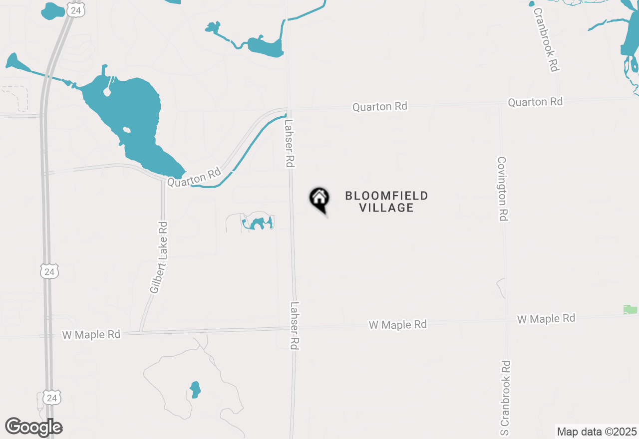 Map of 3554 Burning Bush Road, Bloomfield Hills, MI 48301