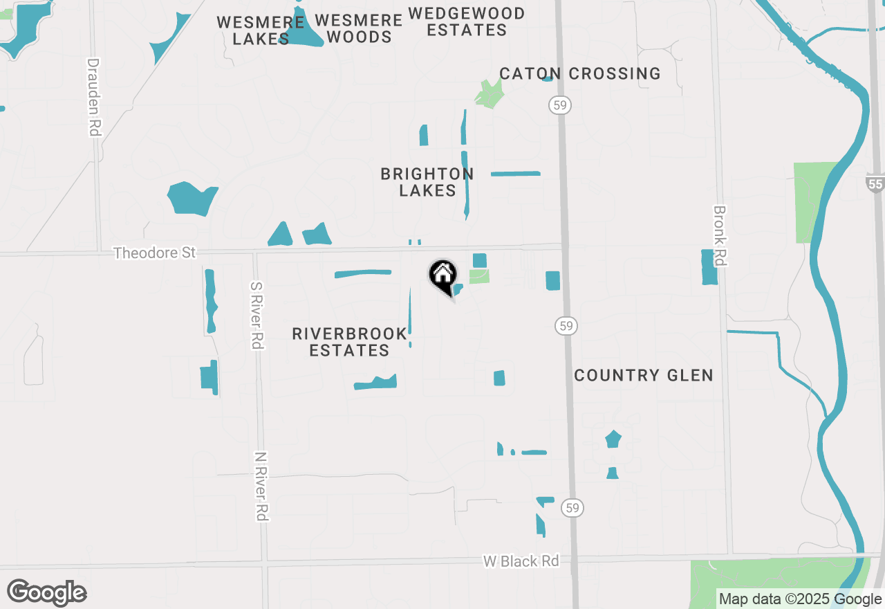 Map of 1416 Broadlawn Drive, Plainfield, IL 60586