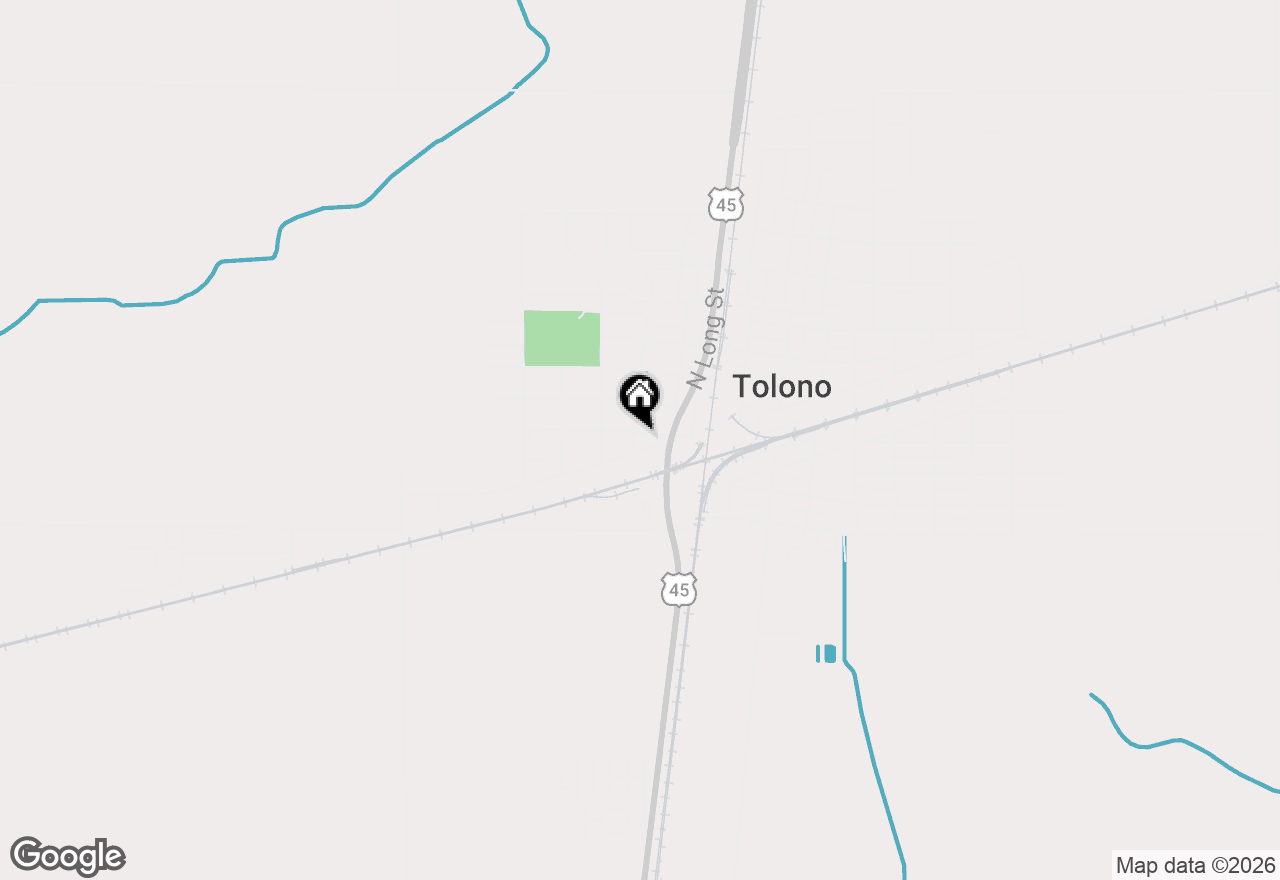 Map of 209 W Strong Street, Tolono, IL 61880