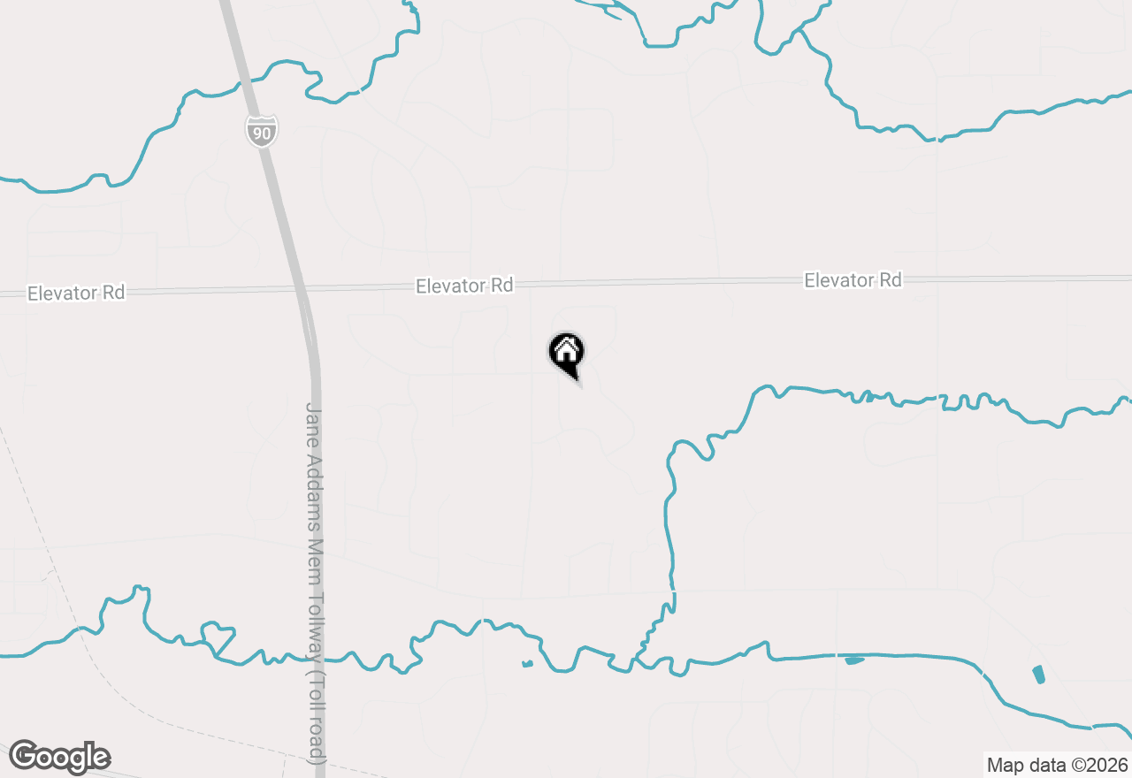 Map of 11497 Ridgecrest Drive, Roscoe, IL 61073