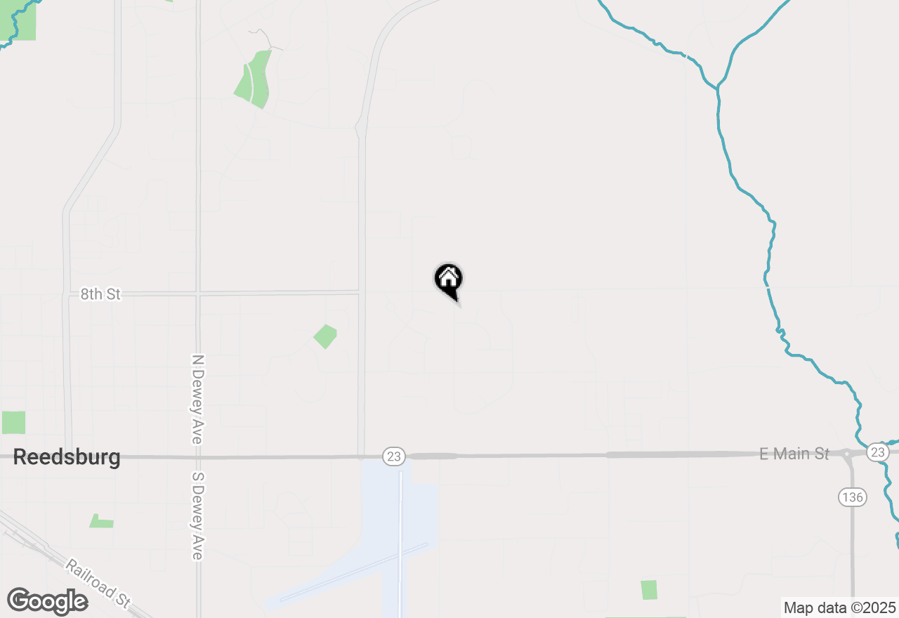 Map of 733 Eastridge Drive, Reedsburg, WI 53959