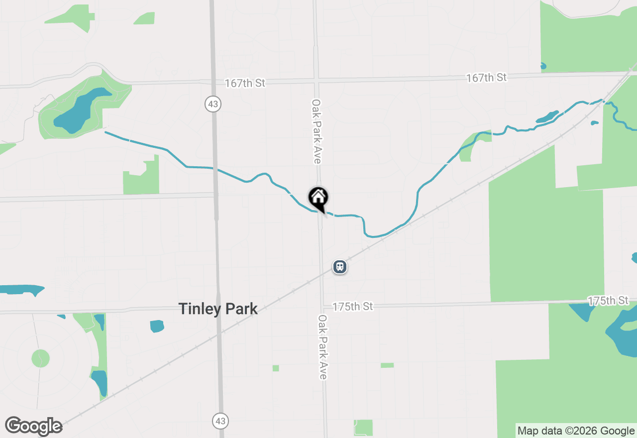 Map of 17200 Oak Park Avenue #304, Tinley Park, IL 60477