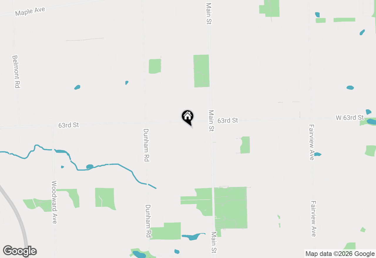 Map of 1116 Adelia Street, Downers Grove, IL 60516