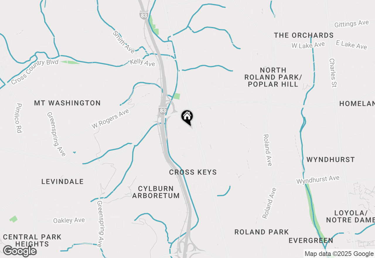 Map of 103 Cross Keys Road #R103D2, Baltimore, MD 21210