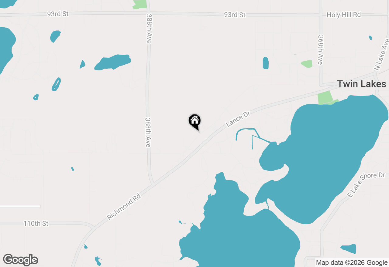 Map of Lt0 W Main St, Twin Lakes, WI 53181