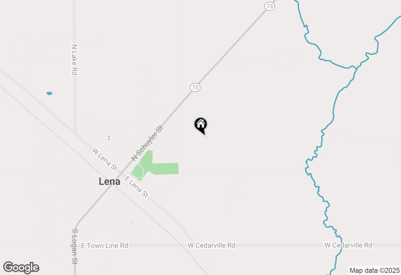 Map of 5753 N Shippee Road, Lena, IL 61048