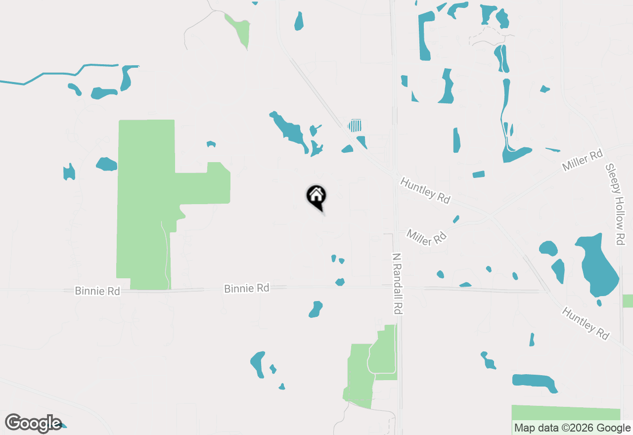 Map of 2298 Woodside Drive, Carpentersville, IL 60110