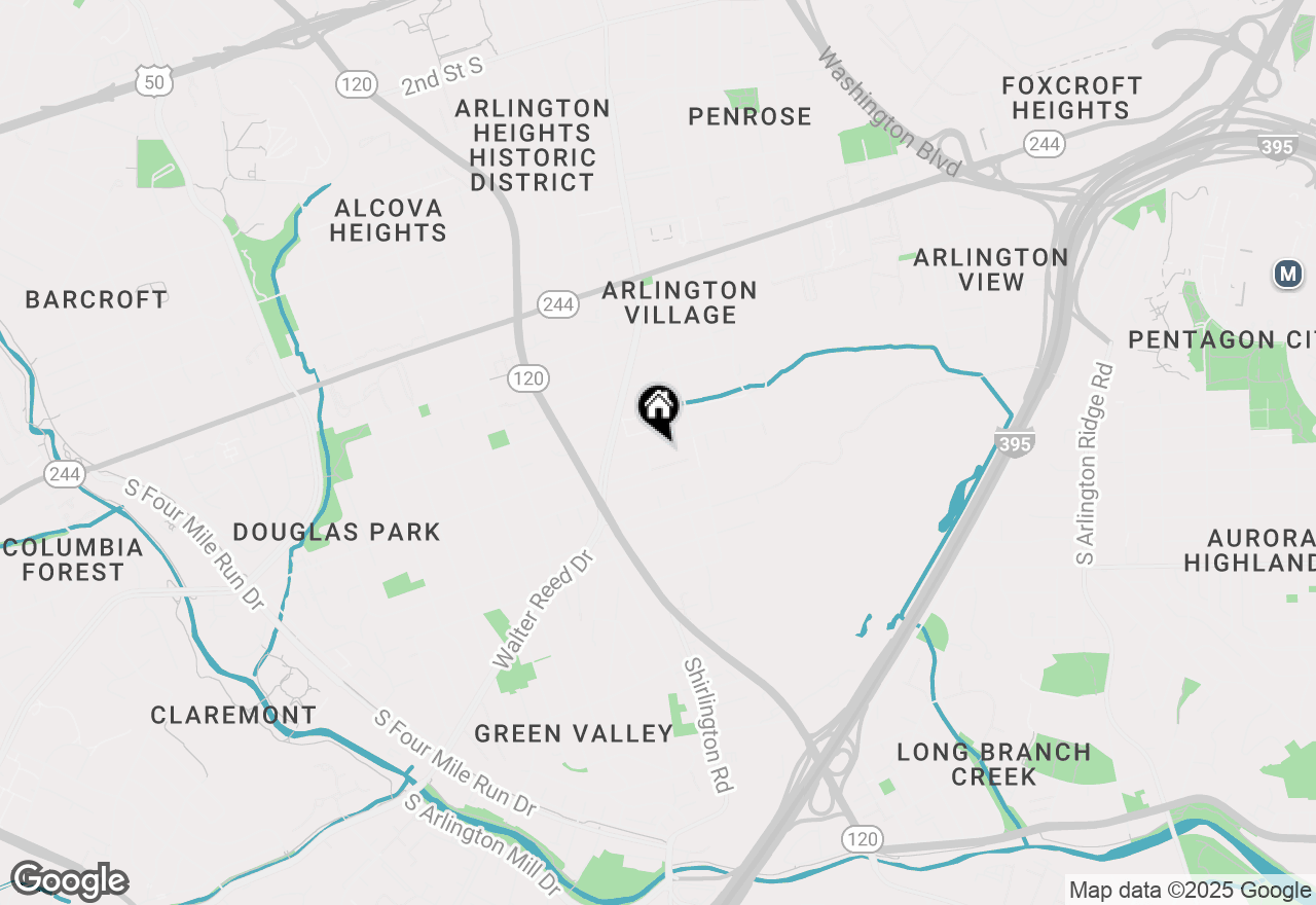 Map of 2910 16th Street S, Arlington, VA 22204