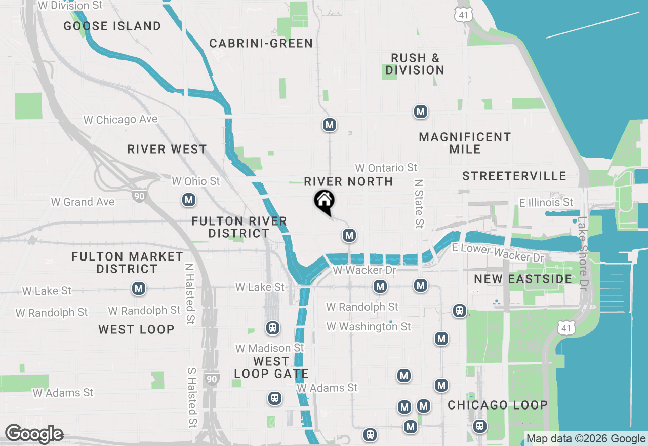 Map of 333 W Hubbard Street #801, Chicago, IL 60654