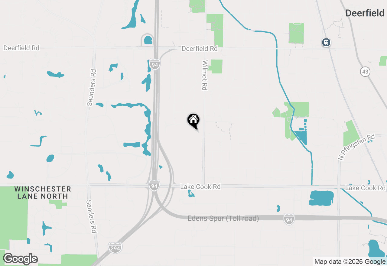 Map of 1660 Landy Lane, Deerfield, IL 60015