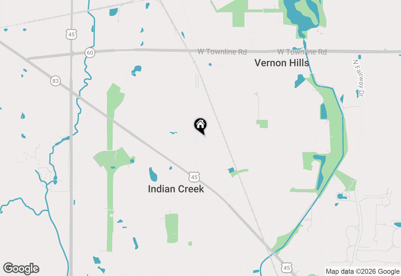 Map of 247 Sunset Court #247, Vernon Hills, IL 60061