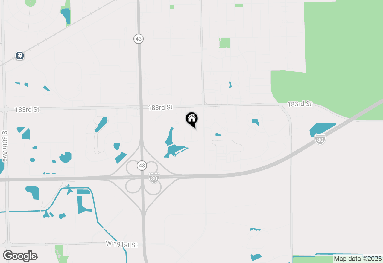 Map of 18471 Millennium Drive, Tinley Park, IL 60477