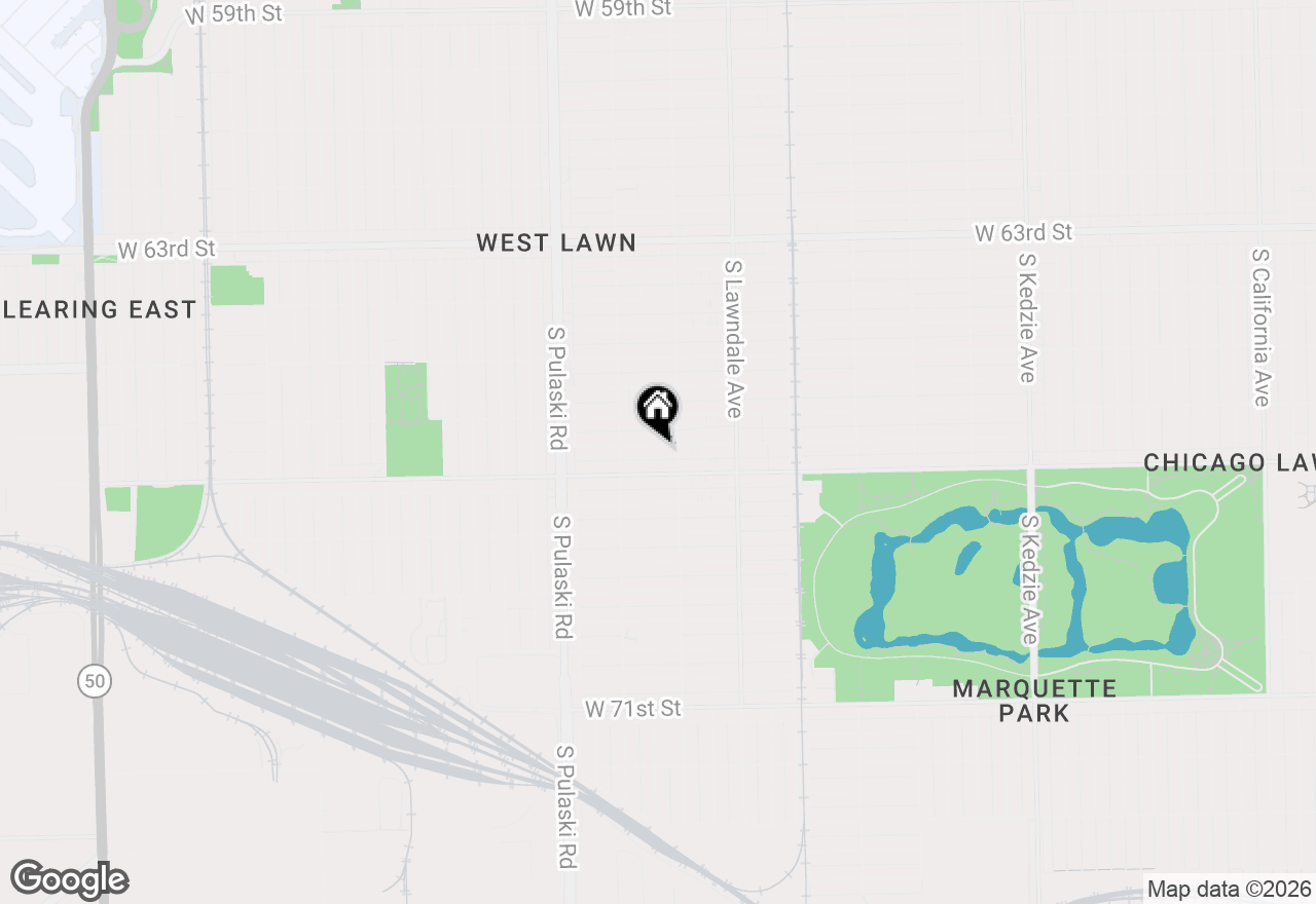 Map of 3819 W 66th Place, Chicago, IL 60629