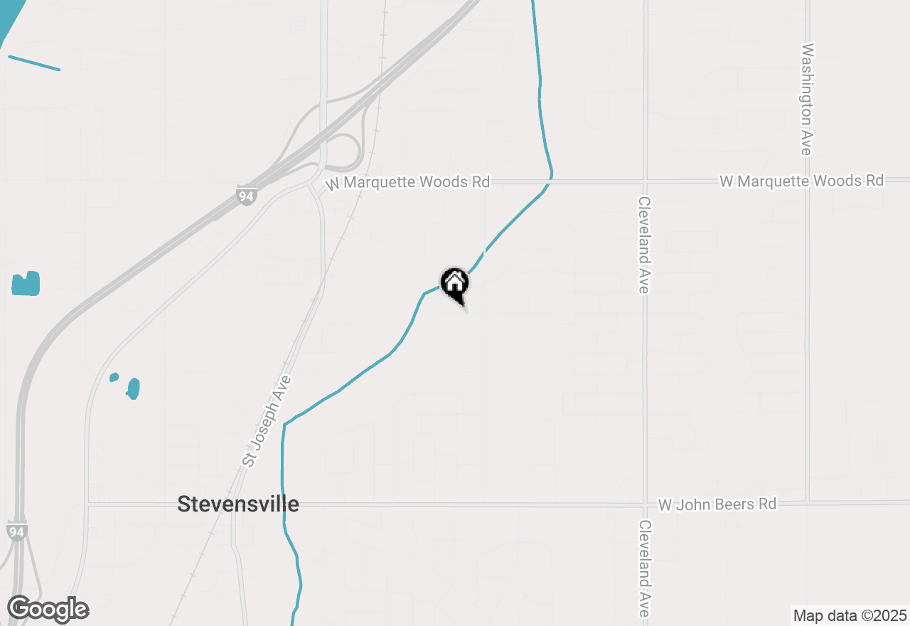 Map of 2223 Wooded Way, Stevensville, MI 49127