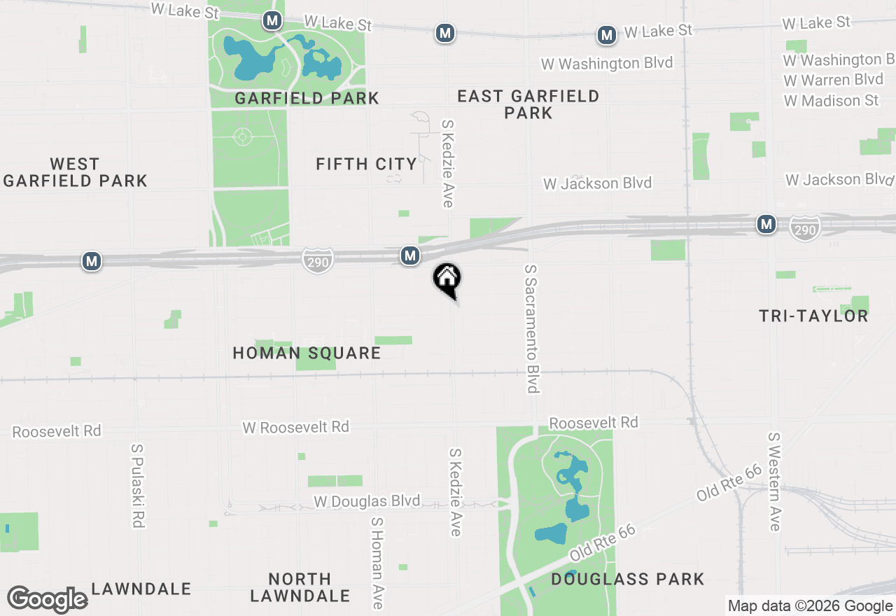 Map of 736 S Kedzie Avenue #1, Chicago, IL 60612