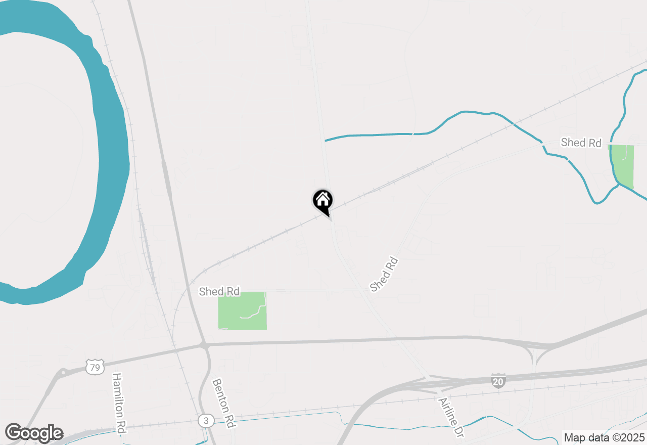 Map of 2125 Airline Drive, Bossier City, LA 71111