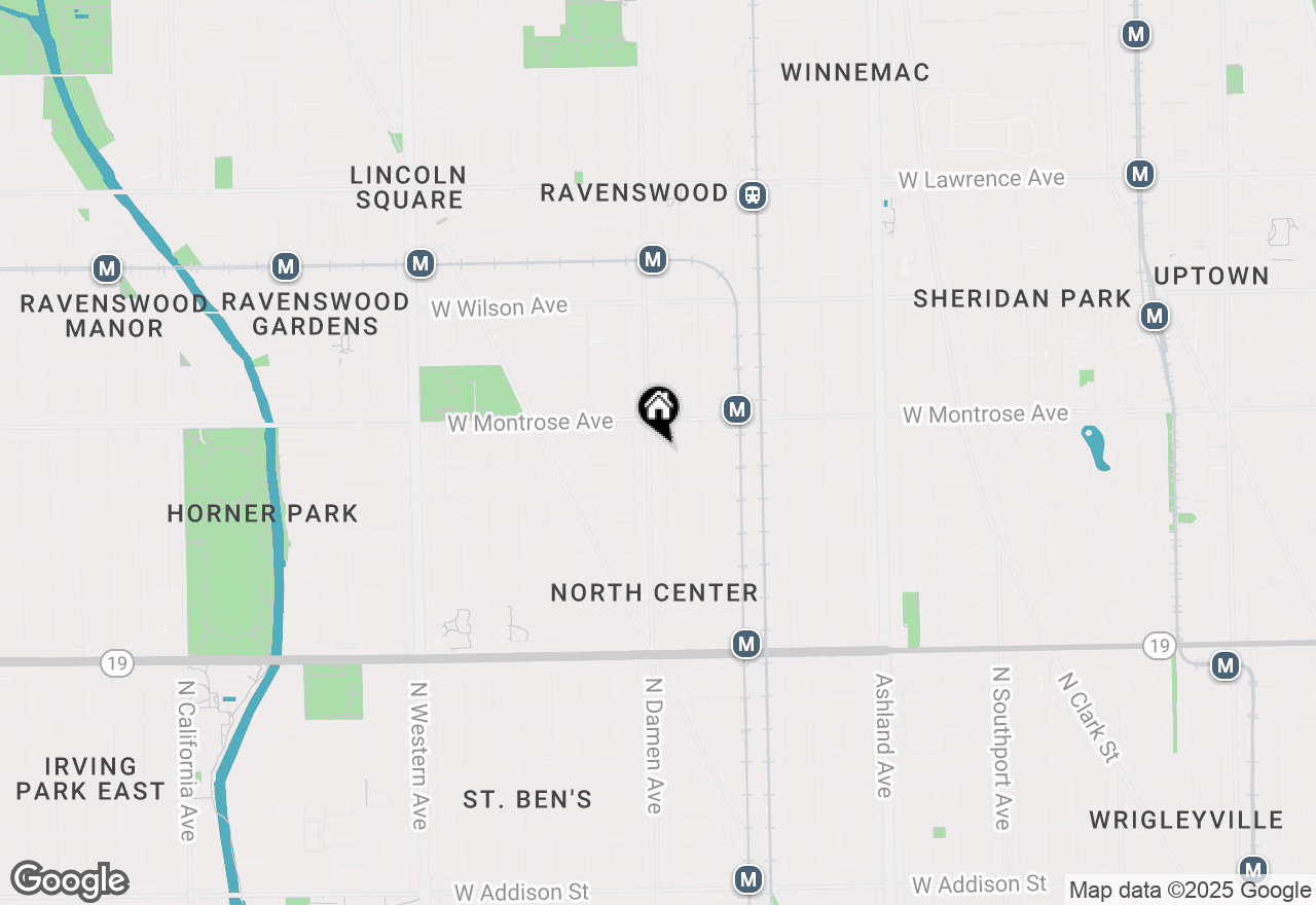 Map of 4327 N Damen Avenue #1, Chicago, IL 60618