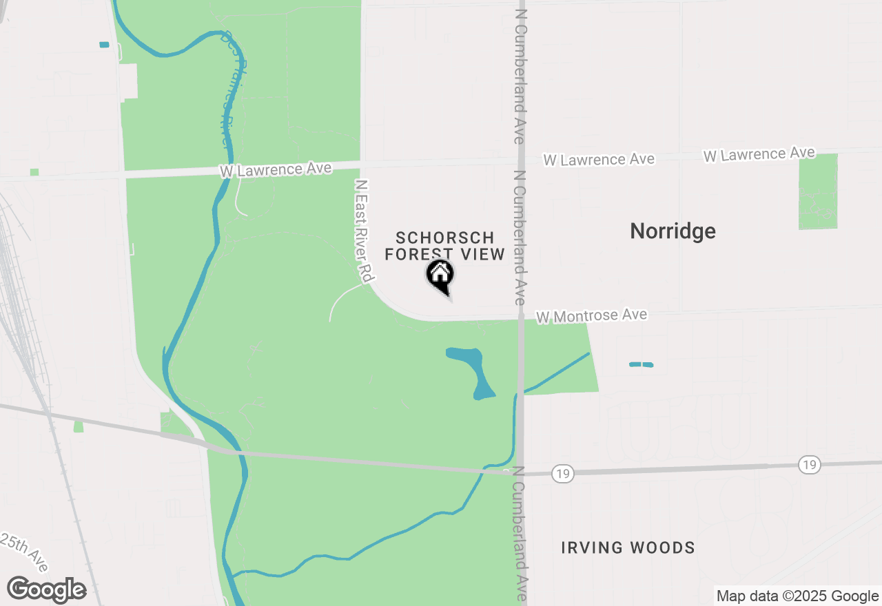 Map of 8600 W Brodman Avenue, Chicago, IL 60656