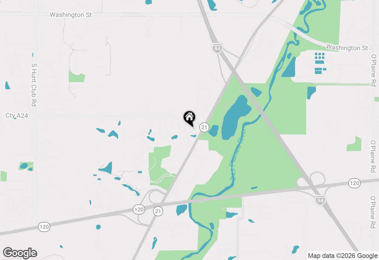 Map of 643 Wilbur Court, Gurnee, IL 60031