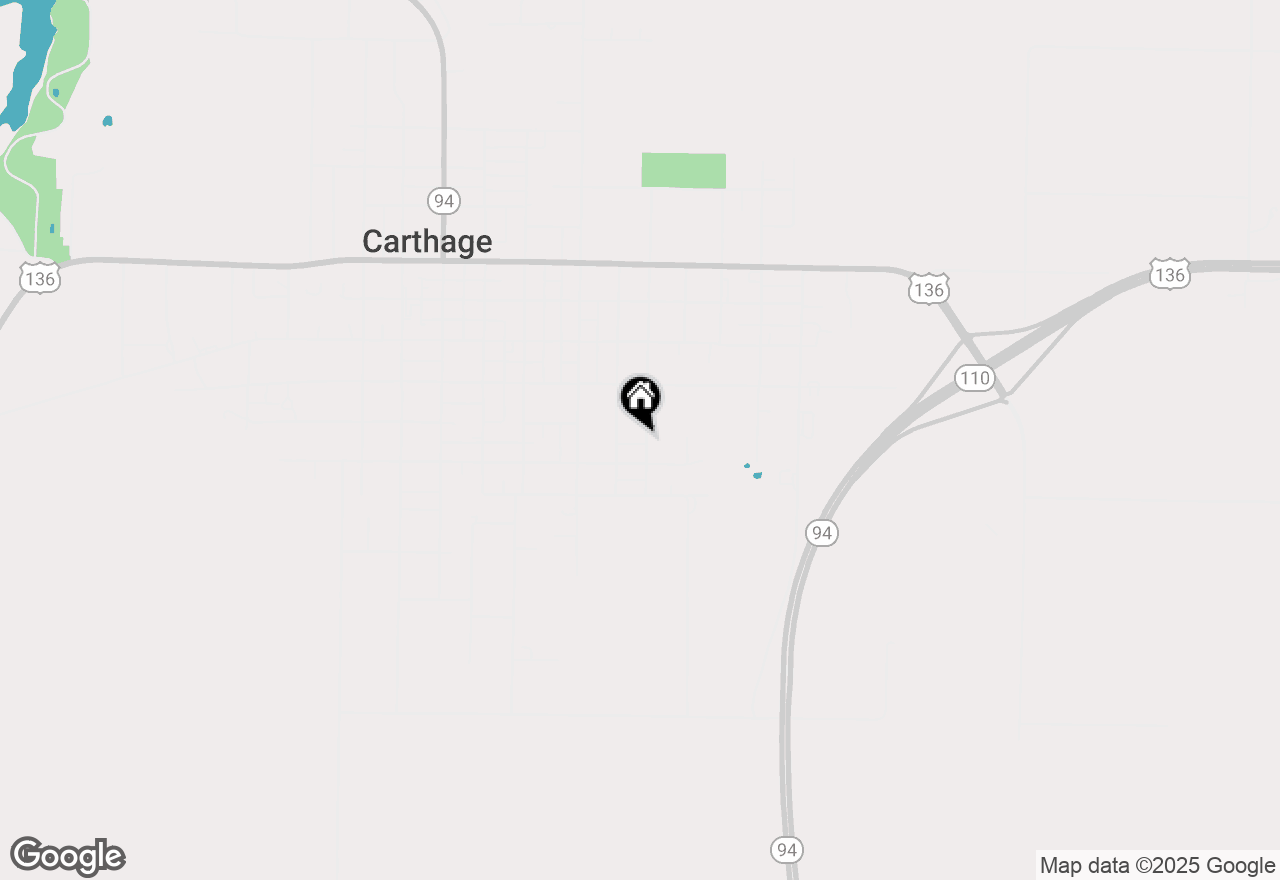 Map of 212 S First, Carthage, IL 62321