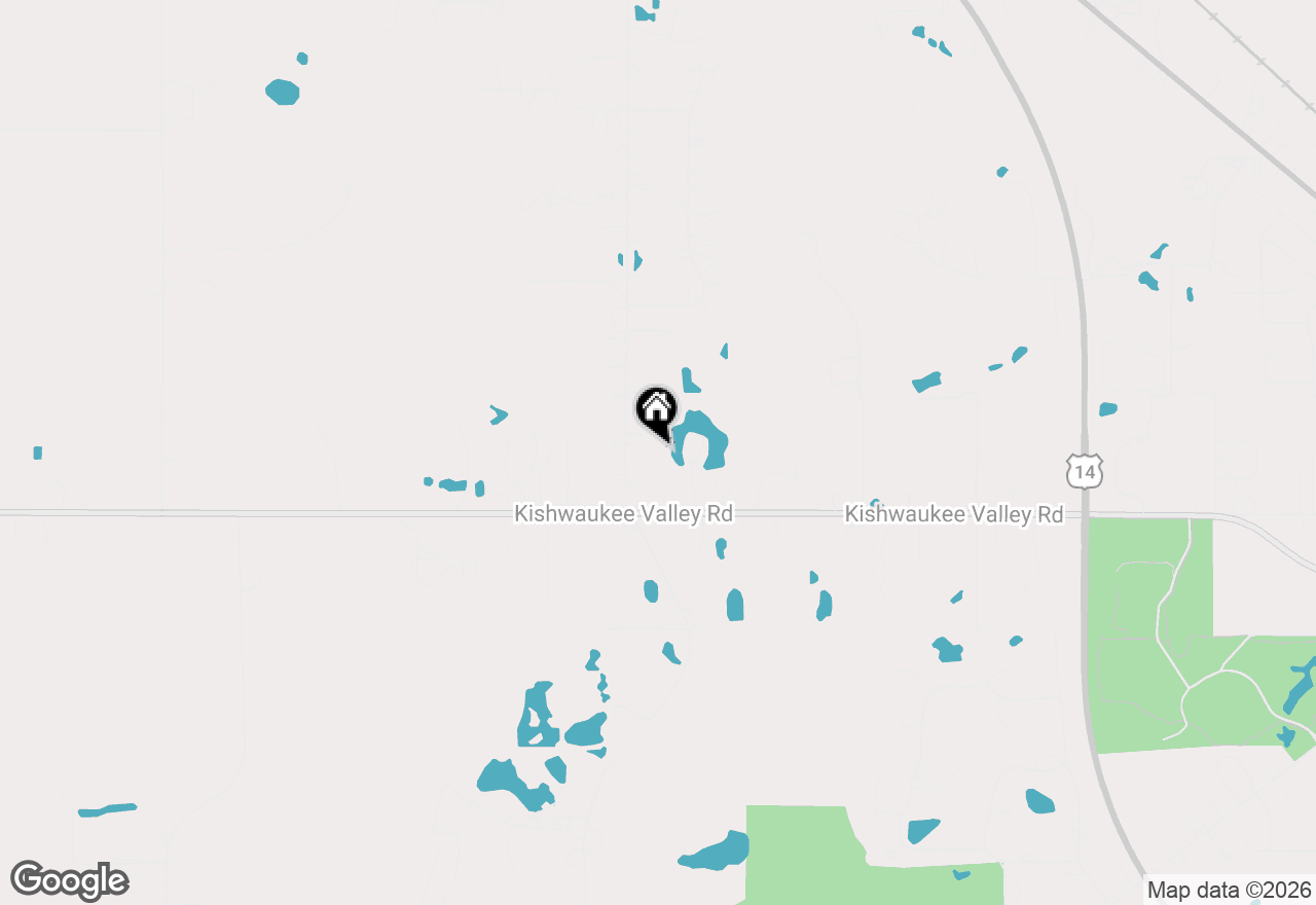 Map of 708 S Rose Farm Road, Woodstock, IL 60098
