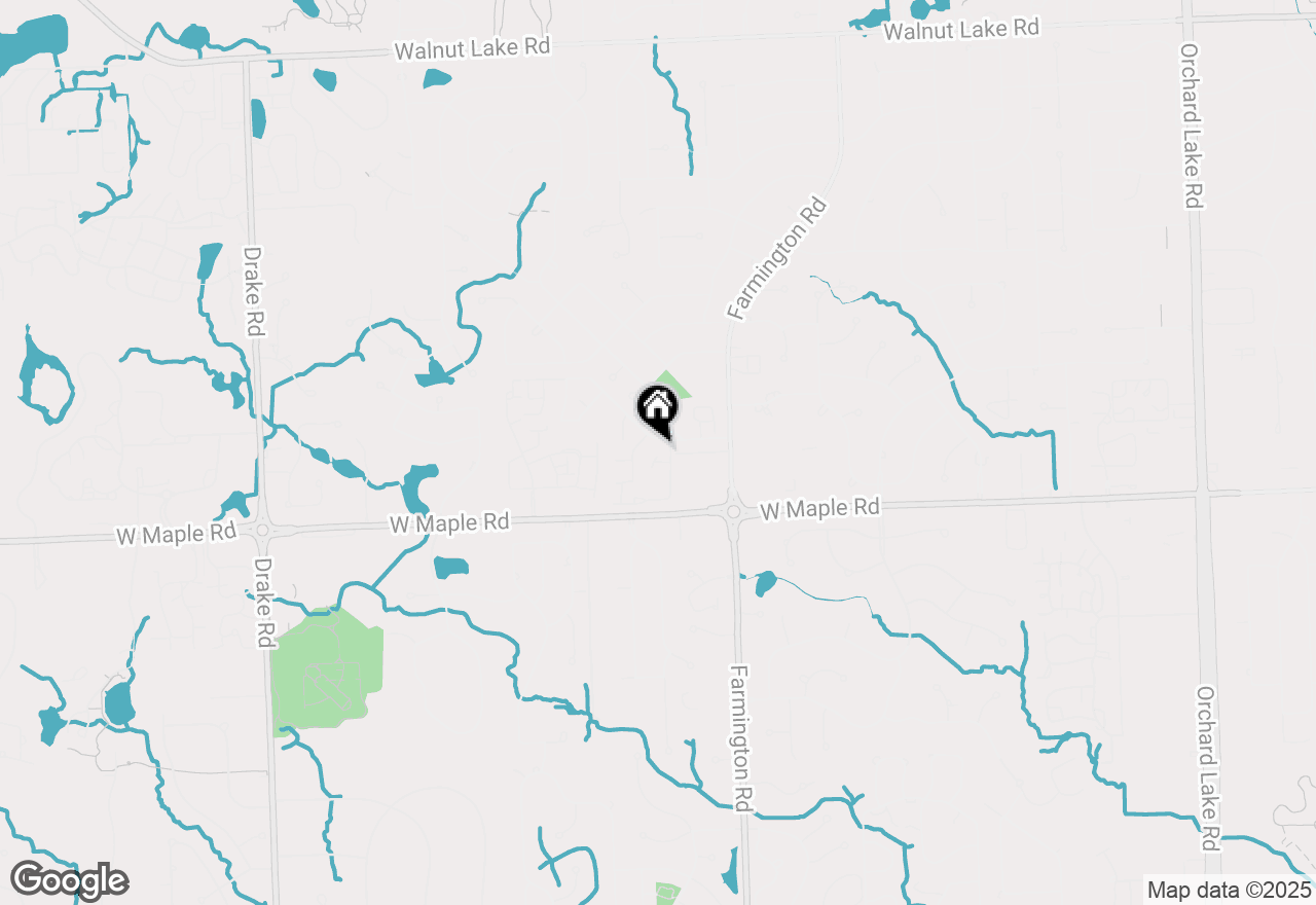 Map of 5156 Rock Run, West Bloomfield, MI 48322