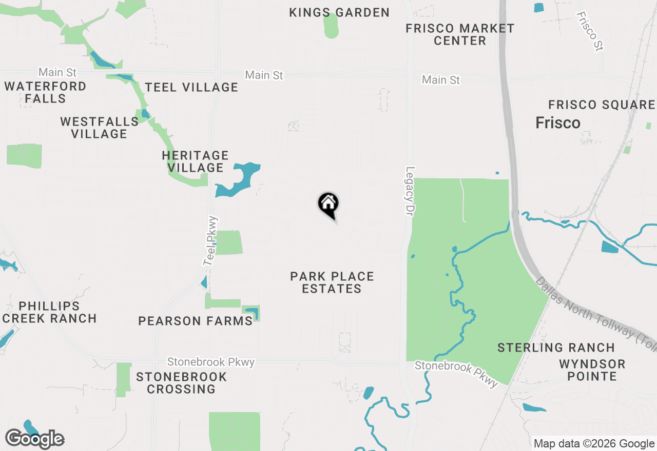 Map of 3893 Mashpee Street, Frisco, TX 75034