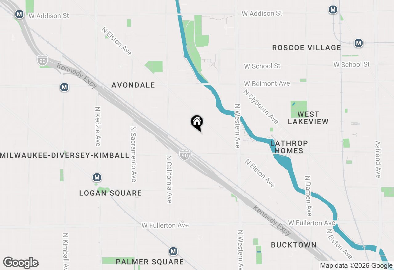 Map of 2905 N Talman Avenue, Chicago, IL 60618