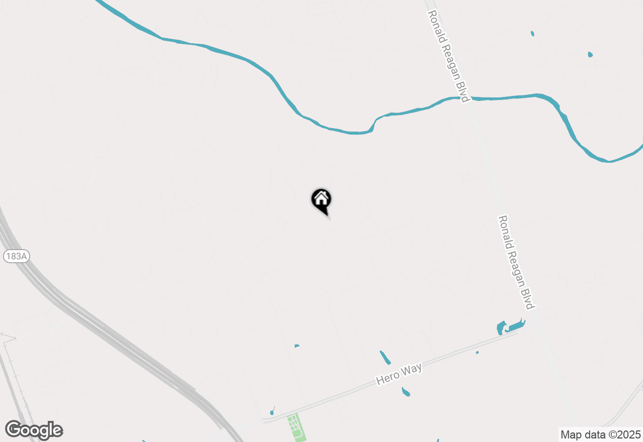 Map of 1525 Jolie Rose Bnd, Leander, TX 78641