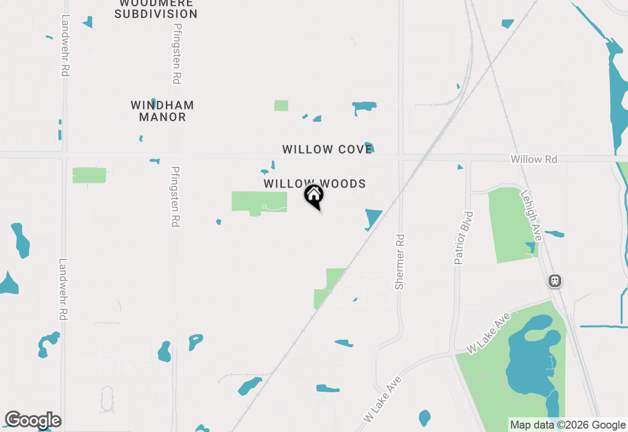 Map of 3122 Sandy Lane, Glenview, IL 60026