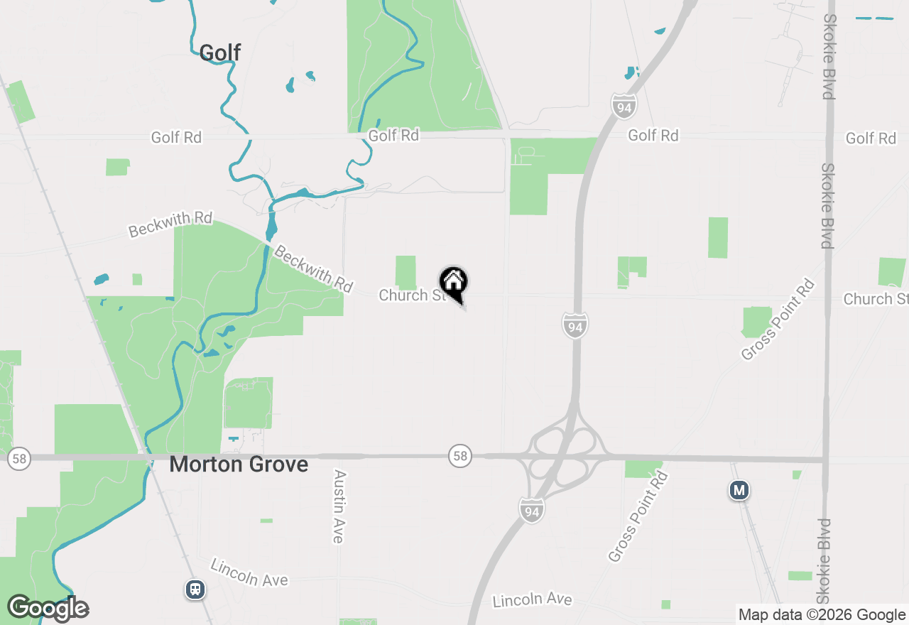 Map of 9129 Mango Avenue, Morton Grove, IL 60053