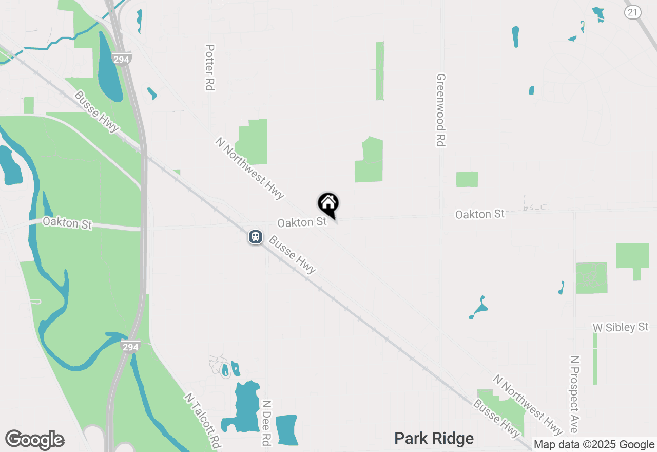 Map of 1815 Oakton Street #2A, Park Ridge, IL 60068