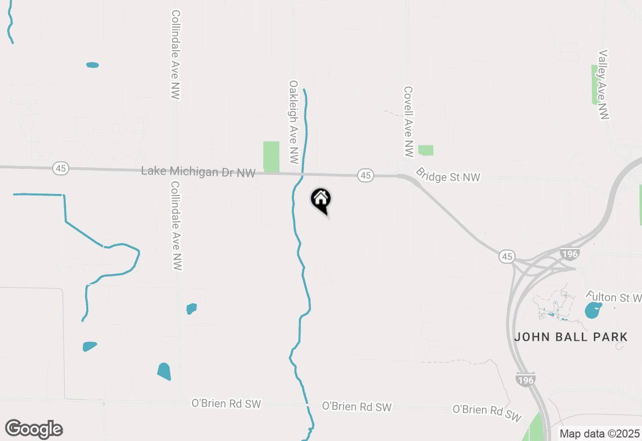 Map of 246 Bona Vista Drive Nw, Grand Rapids, MI 49504